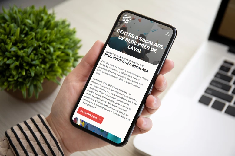 Page d’atterrissage pour une entreprise de votre domaine animation